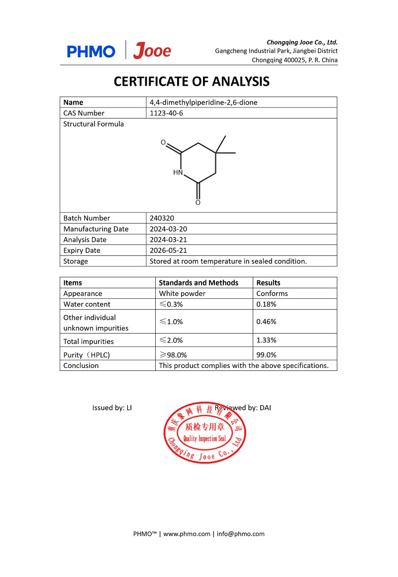 4,4-dimethylpiperidine-2,6-dione 5