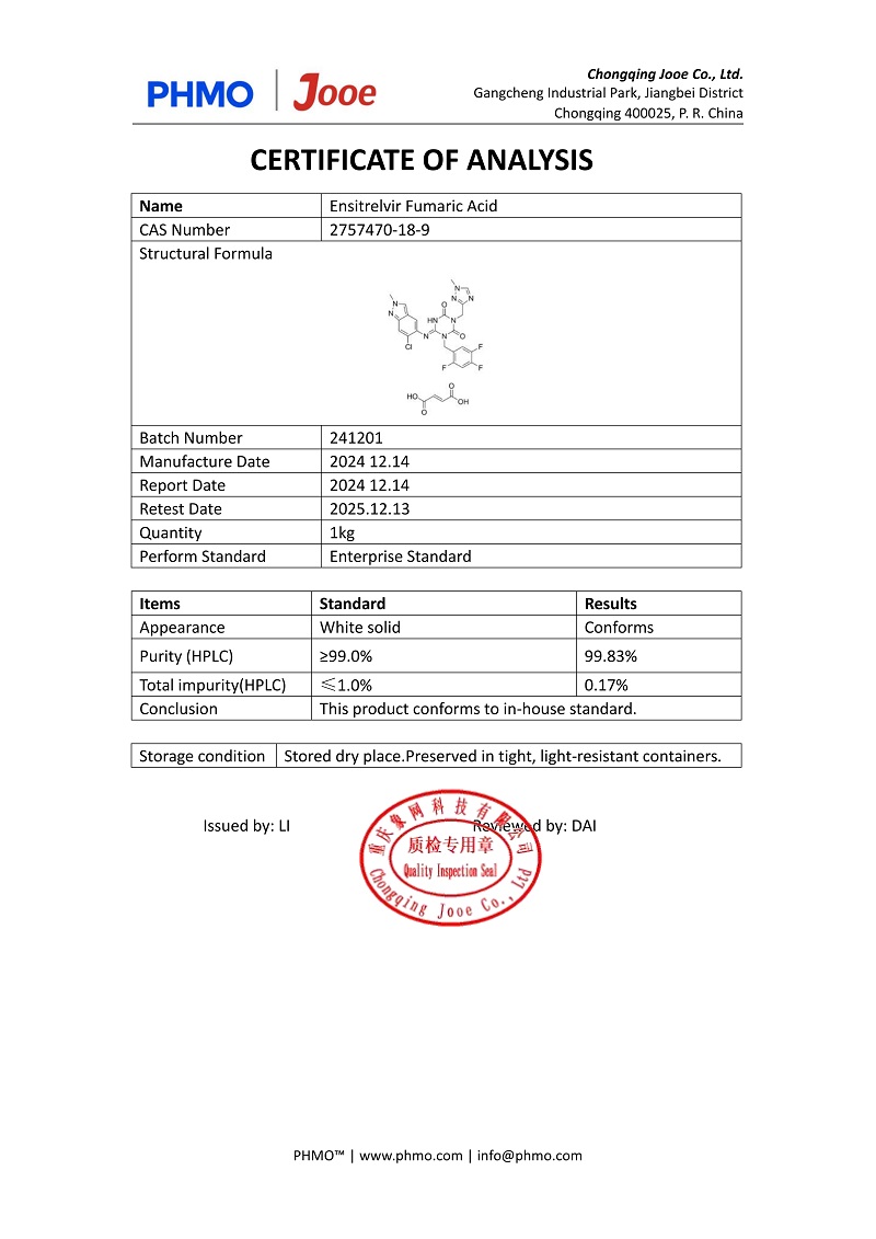 Ensitrelvir Fumaric Acid 5