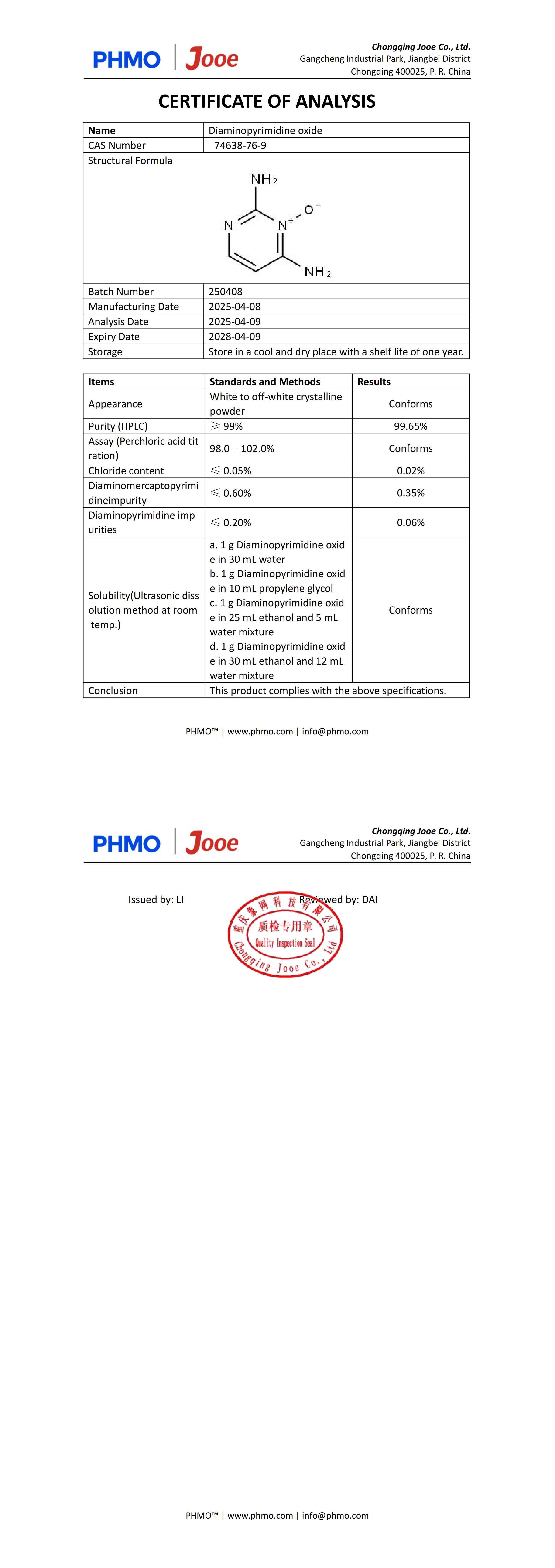 Diaminopyrimidine oxide 5